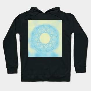 Blue heart mandala Hoodie